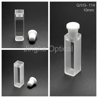 Glass Spectrophotometer Cuvette for Lab