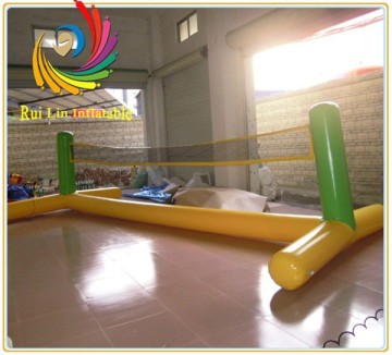 2014 hot selling water toys high quality durable pvc inflatable volleyball field