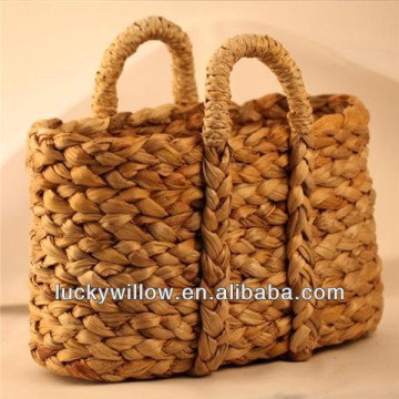 factory direct supply retro recycled straw bag