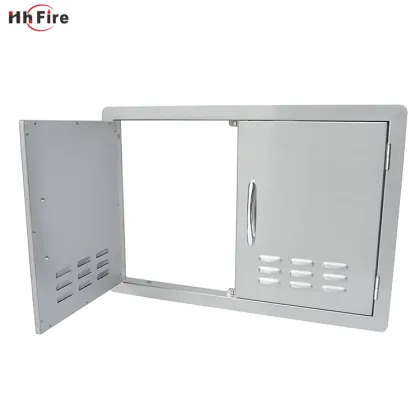 Stainless Steel Kitchen Double Access Doors