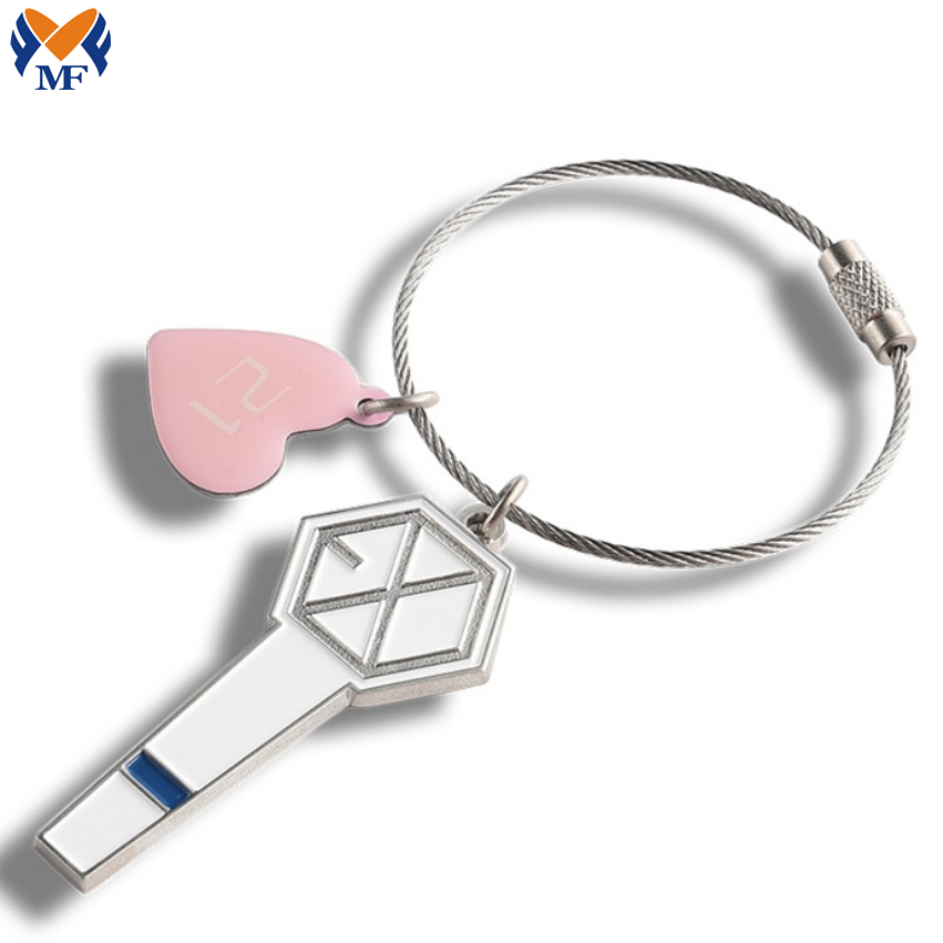 Key Shape Keychain