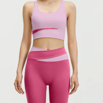 Breathable Scrunch Sports Bra Leggings Sets for Women's Workout Fitness Wear Yoga Sets