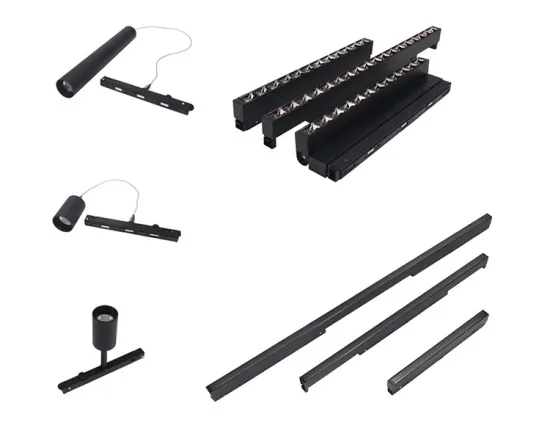 Hot sales magnetic track light system DC48V 12W 18W 24W 36W led track light magnetic track light