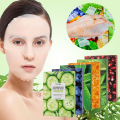 Organisch gezichtsmasker voor gezichtsfruit