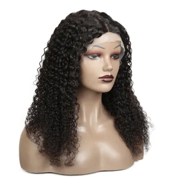 Virgin Vendors Brazzilian  Remy Hair Wigs With Bangs From Indian For Black Woman 150% 180% 220% 13x4 Deep Wave Curly Wig