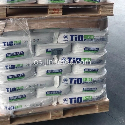 R$ 298 Tio2 China Rutil sulfato titanium dioksida R-298 Fabricantes