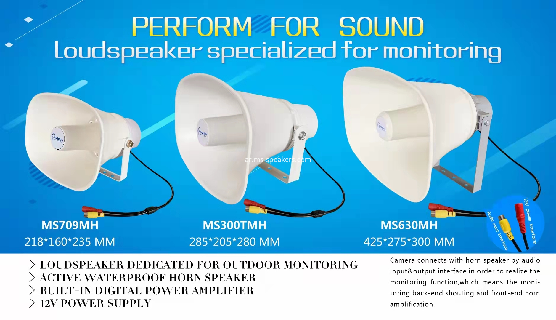 Loudspeaker For Monitoring