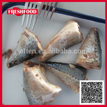 2016 new fishing mackerel factory price chinese fujian mackerel Canned fish mackerel in brine manufacturer canned mackerel