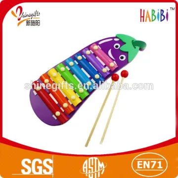 cute eggplant xylophones for child