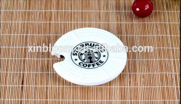 hot-seling creative starbuck streak ceramic tea mug, simple customized gift water cup