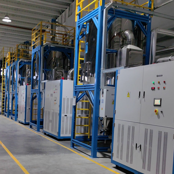 Máy sấy PET tích hợp sấy và hút ẩm CE