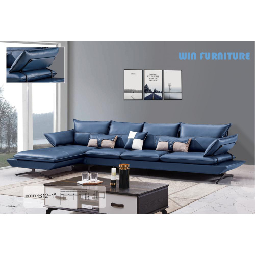 Wholesale L Shaped Sofa Furniture European-style Solid Wood L-shaped Living Room Sofa Manufactory