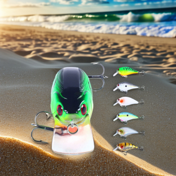 NEWMAJOR 8.5cm 15g False Bait Jig Hard Bait - 8 Colors Crank Lure (High Quality ABS Plastic)