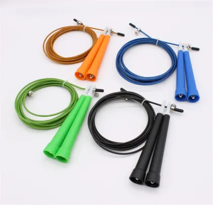 custom logo exercise fitness adjustable speed jump rope