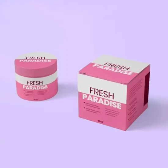 Lady face cream packaging boxes