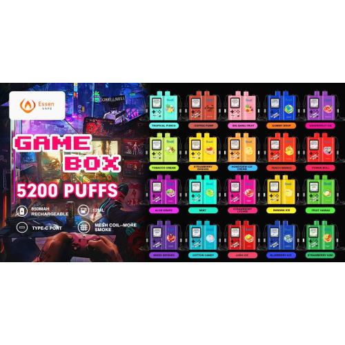 Randm Game Box 5200 Puffs Einweg -Vape Original