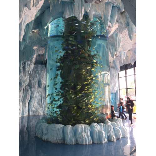 Big acryl aquarium aangepaste grote vissentank