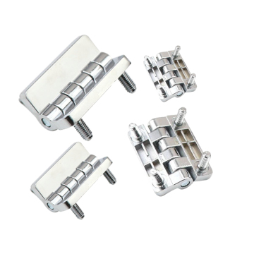 Großhandel 40x40mm Silber Industrial Zink -Stummelscharnier mit M5 -Gewindungssteinen