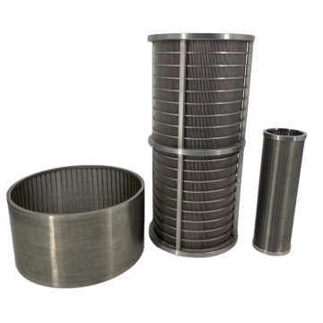 Screw Press Basket 316L Wedge Wire Screen for Cow Dung Drying/Cattle Dewatering Machines