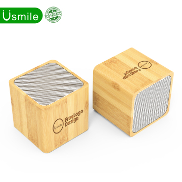 CE Certified OEM ODM Eco-Friendly Rechargeable Bluetooth Bamboo Mini Speaker at Cheap Price
