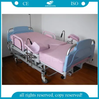 AG-C101A02B multifunction manual obstetric delivery bed for birthing