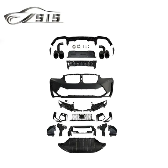 X4(G02 LCI) to X4M(F98 LCI 2022+) Body Kit Upgrade: Bumper, Grille, Fender Flares, Roof Spoiler