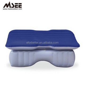 SUV Travel Flocked PVC Inflatable Back Seat Car Bed