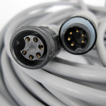 6 pin waterproof 20M Extension Cable Wire for reverse camera systems