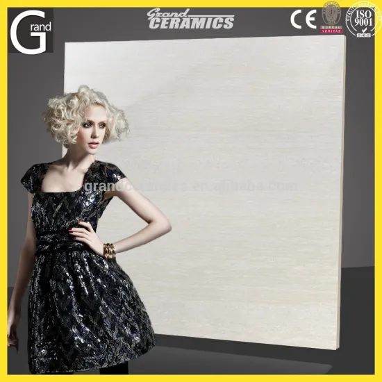 Line stone double loading Yellow color polished tile2015