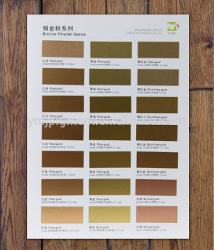 Free Samples Rich Pale Gold Bronze Pigment Powder,Copper Metal Pigment Powder