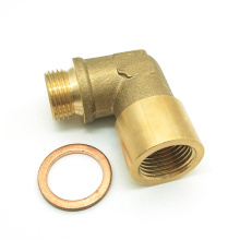 Brass 90 Degree Angled oxygen Sensor adapter