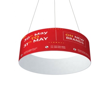 Custom Circle Advertising Hang Banner Signs for Trade Shows and Exhibitions
