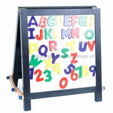Wooden Children's Chalkboard, Measures 30x27x3cm, Confirms to EN 71 Test