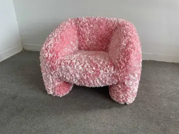Lounge Chair Pink Princess Armchair Wedding Flower Chair