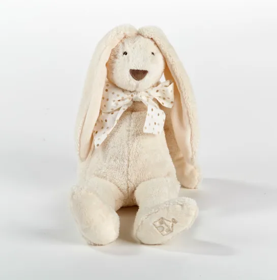Plush Rabbit Toys with Bow Tie for Kids