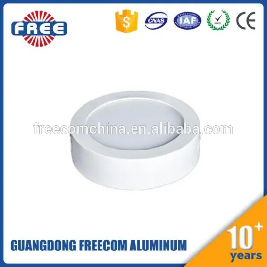 12w energy saving bright round aluminum panel light parts
