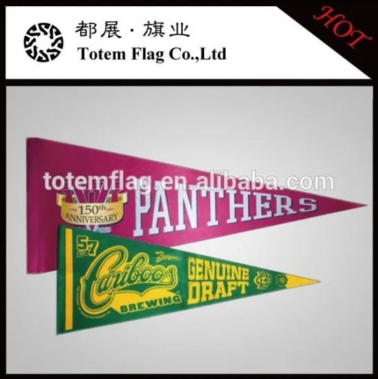 Wholesale Polyester Felt Banner , Wholesale Felt Pennant , Sports Pennant