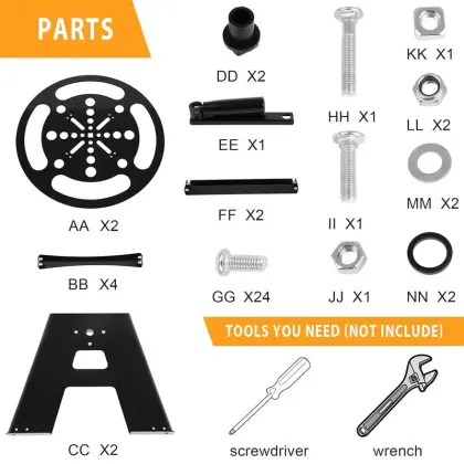 100ft Black Steel RV Electrical Cord Roll