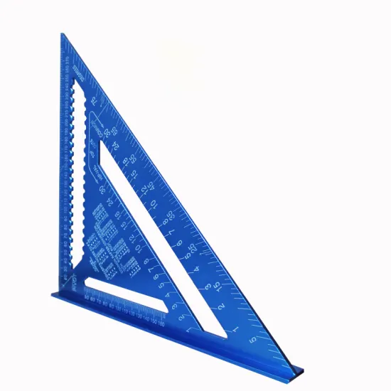 Multi Angle Aluminium Triangular Ruler - Multifunctional Drawing Ruler