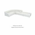 leather couch curved sectional sofa white leather sofa Manufactory