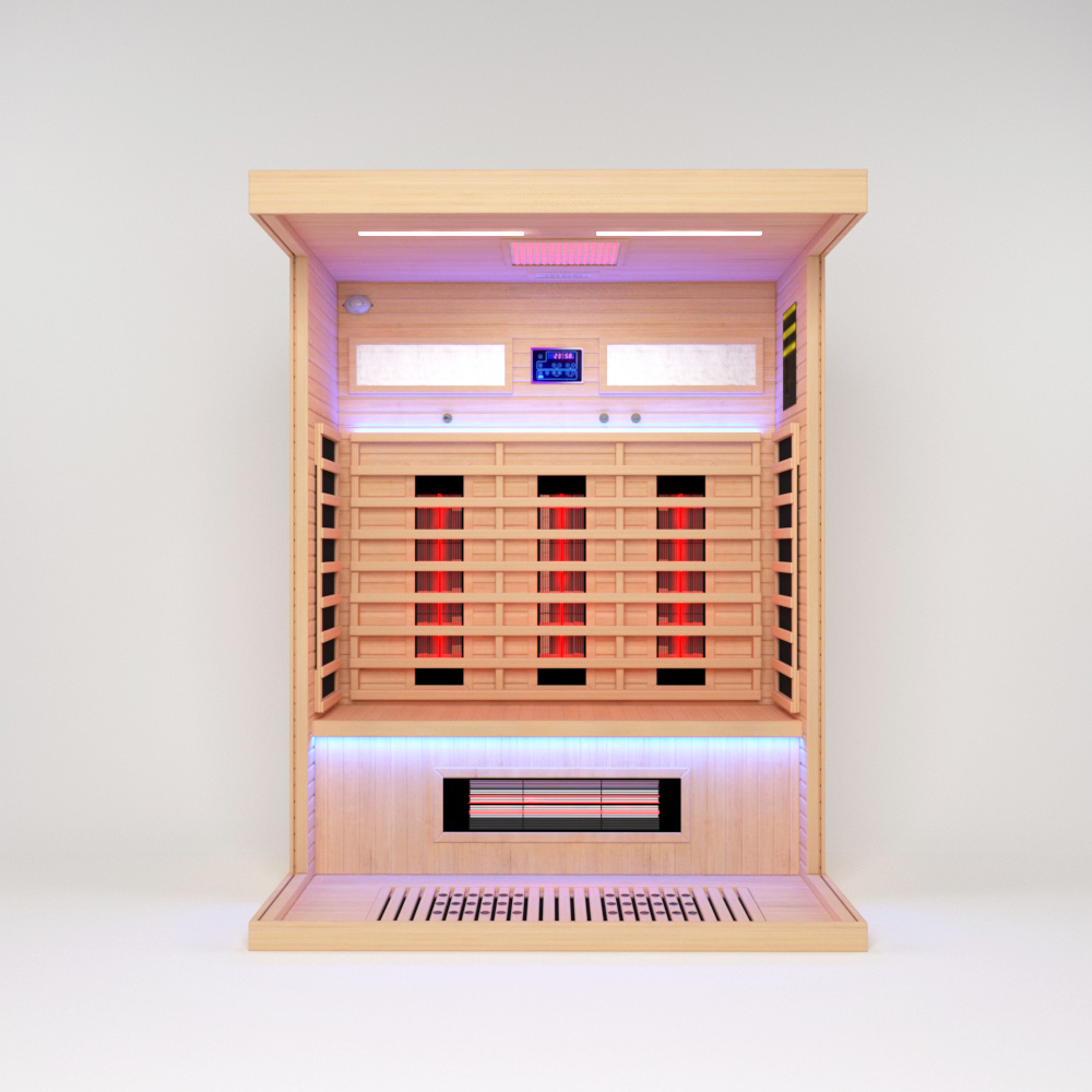 Far Infrared Wood Saunas With Three Person