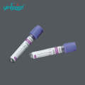 EDTA não Vacuum Blood Collection Tube Violet CBC Teste