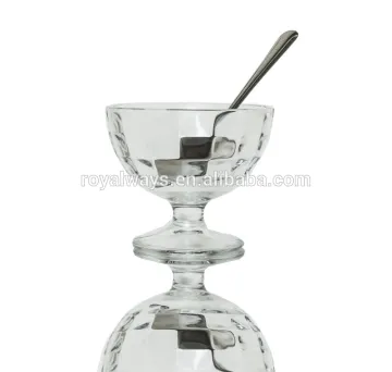 10oz Unique Designed Party Round Dessert Dishes, Ice Cream Serving Bowls