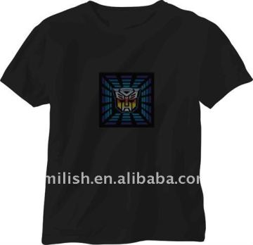 LED panel T Shirt/Led flashing t shirts TS-0083