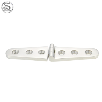 Marine Strap Hinge for Yacht and Cabin Doors - Stainless Steel Marine Hardware