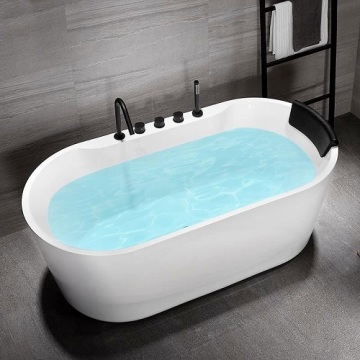 Whirlpool Tub Jets Home Bathroom Freestanding Acrylic Bathtub