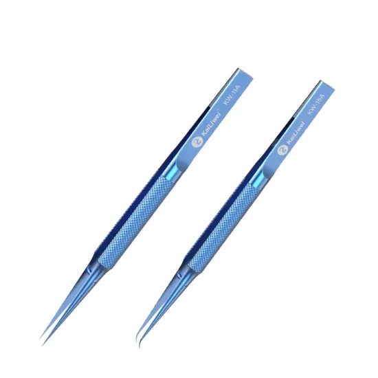Kailiwei Titanium Alloy Fly Line Tweezers for Precision Electronics Repair
