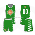 Jersey de baloncesto de uniforme de baloncesto de sublimación deportiva