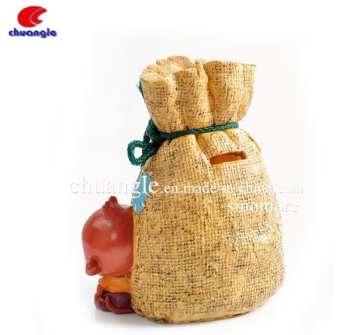 Customize Polyresin Money Box OEM Unique Saving Coin Bank Wholesale factory