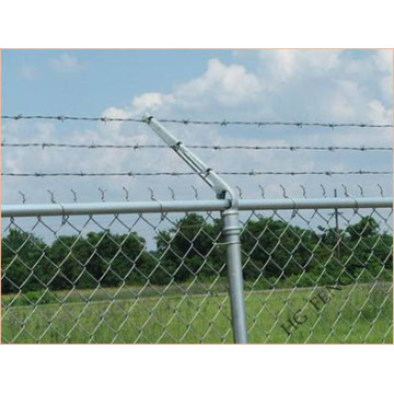 Chain Link Fence Beautiful Rhombus Mesh Hot Dip Galvanized